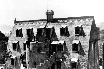 Imatge d'arxiu del Xalet de Catllaràs, obra d'Antoni Gaudí.
