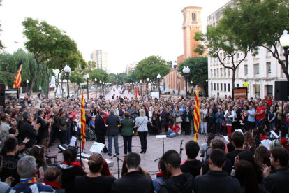Imagen de archivo de un homenaje a Companys en Tarragona.