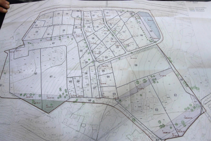 Així es troben distribuides actualment les parcel·les de la zona.