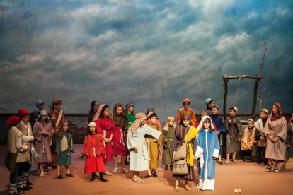 Imatge d'una de les representacions dels pastorets infantils.