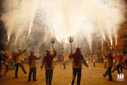 Imagen de archivo de una actuación del Ball de Diables de Tarragona.