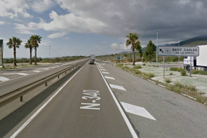El accidente se ha producido a la N-340 a la altura de Sant Carles de la Ràpita.