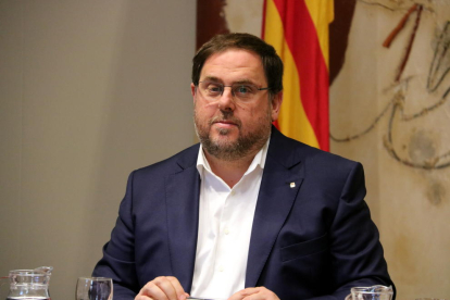 Imatge del vicepresident destituït, Oriol Junqueras.