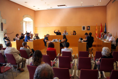 Imatge d'arxiu del ple de l'Ajuntament de Torredembarra, on aquest dimarts 24 es debatran les ordenances.