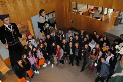 Visita al Consistori dels alumnes i professors del Liceo Statale Pascasino de Marsala.