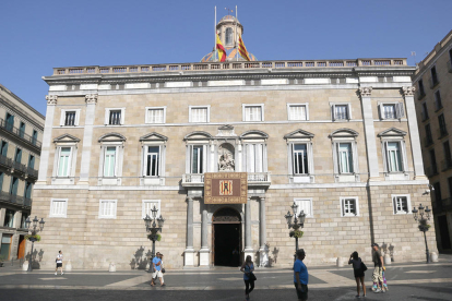 Imatge d'arxiu del Palau de la Generalitat.