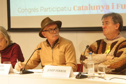 Imatges del consell directiu del Congrès Participatiu 'Catalunya i futur'.