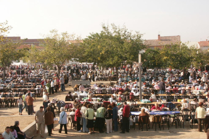 Imatge de la 18a Diada de la Puntaire celebrada a l'Arboç l'any 2005.