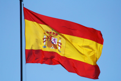 Imagen de la bandera de España.