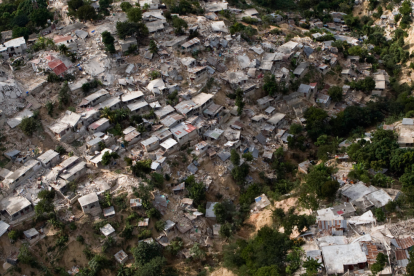 Imagen de las consecuencias del terremoto que vivió Haití.