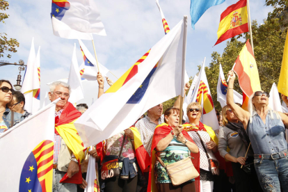 Imagen de archivo de participantes a la manifestación convocada por SCC el pasado 12 de octubre.
