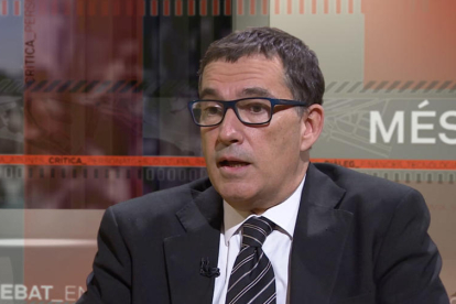 Imagen del abogado de Jaume Alonso-Cuevillas durante una entrevista en el canal 3/24.