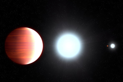Recreació del Kepler-13AB