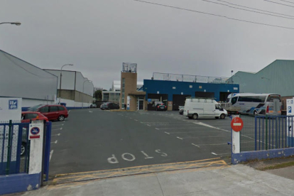 Imatge de l'empresa adjudicatària de la ITV al polígon industrial A Gándara, Galícia.