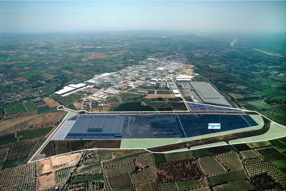 Imatge aèria del sector Palau de Reig, on hi ha els terrenys d'Incasòl.
