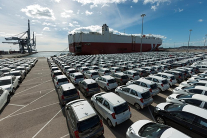 Imatge de la terminal de vehicles del Port.