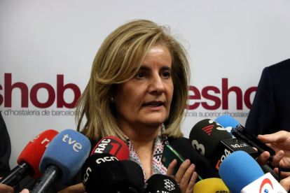 Imatge de la ministra d'Ocupació, Fátima Báñez.
