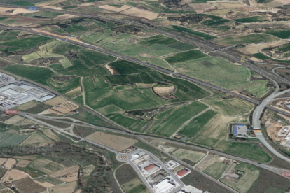 Imagen aérea de la zona donde está previsto urbanizar el po