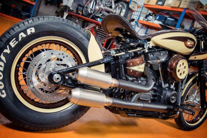 La moto que Harley-Davidson Tarraco presenta al concurs d'aquest any.