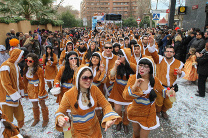 Una imatge d'arxiu del Carnaval de Reus, que se celebrarà aquest 2018 entre el 8 i el 14 de febrer.
