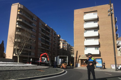 L'incident s'ha produït a la rotonda de l'Avinguda Països Catalans amb el carrer Alcalde Joan Bertran