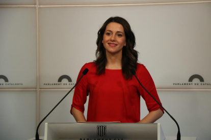 La presidenta del grupo parlamentario de Cs, Inés Arrimadas