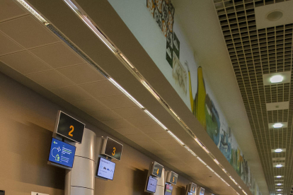 Una imatge d'arxiu de l'interior de l'Aeroport de Reus.