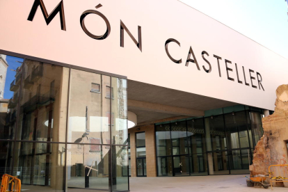 Imatge del futur Museu Casteller de Catalunya que es contrueix a Valls.