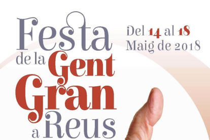 Cartel de la Fiesta de las Personas Mayores de Reus.