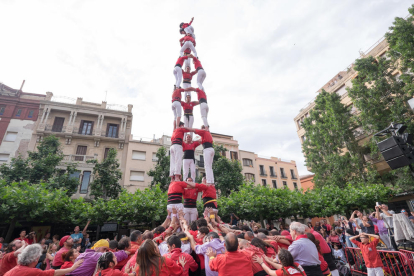 3de8 dels Castellers de Barcelona a la diada del Pati