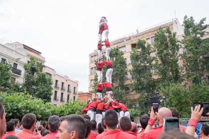 2de8f dels Castellers de Barcelona a la diada del Pati