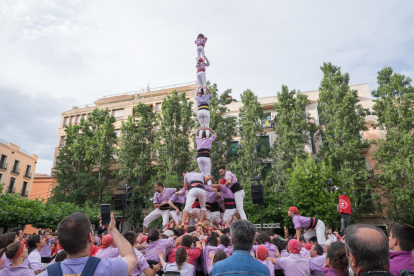 4de8a de la Colla Jove Xiquets de Tarragona a la diada del Pati