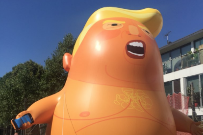Imatge del globus de Donald Trump.