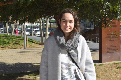 Cristina de la Fuente ha estudiat Medicina i ajuda els refugiats.