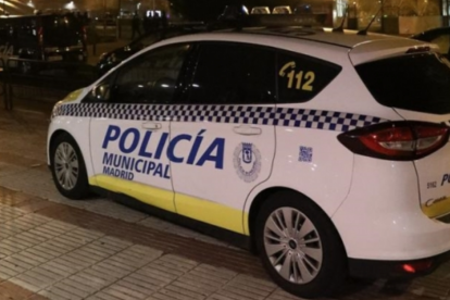 Imatge d'un vehicle oficial de la Policia Municipal de Madrid.