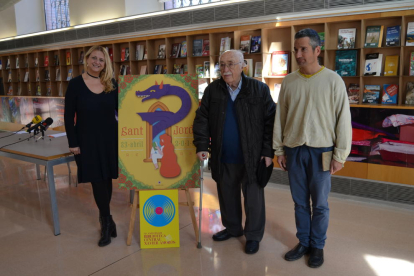 Imatge de la presentació dels actes per celebrar el 15 aniversari de la Biblioteca Xavier Amorós.