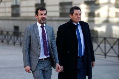 Imatge d'arxiu del comissari en cap dels Mossos d'Esquadra, Ferran López, anant cap a l'Audiència Nacional.