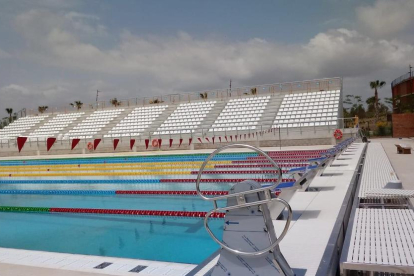 Així ha quedat la piscina de 50 metres construïda amb motiu de la celebració dels Jocs.