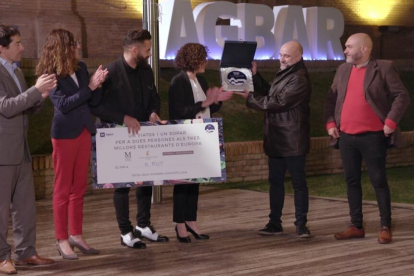 El premio se ha entregado durante la última emisión del programa 'Joc de Cartes' de TV3.