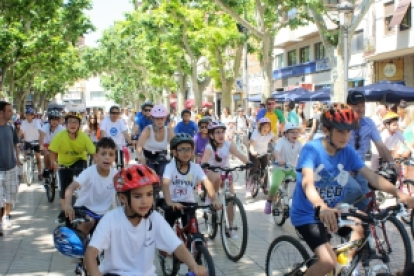Una passada edició de la Festa de la Bicicleta del Vendrell.