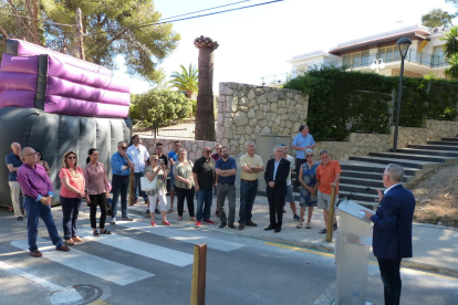 L'alcalde, Pere Granados, ha inaugurat la nova via