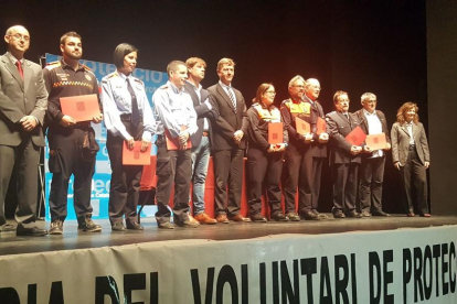 Reconocimiento de Interior a la Asociación de Voluntarios de Protección Civil de Tarragona.