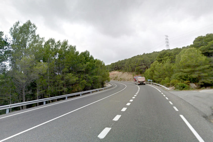 L'accident s'ha produït a l'N-240, en direcció a Montblanc.