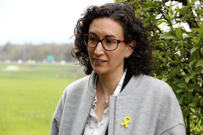 La secretària general d'ERC, Marta Rovira, a Suïssa.