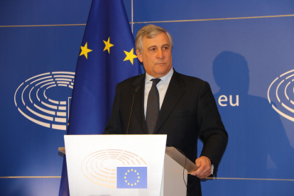 El president del Parlament Europeu, Antonio Tajani.