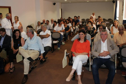 Imatge de l'acte de reconeixement als voluntaris dels jocs de l'ICS Camp de Tarragona, el passat divendres 13 de juliol.
