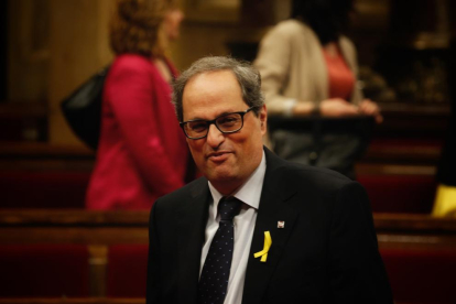 El president de la Generalitat, Quim Torra, vol restituir tots els consellers de l'anterior govern.