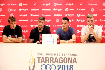 Juan Muñiz, Xavi Molina, Sergio Tejera i Manu Barreiro.