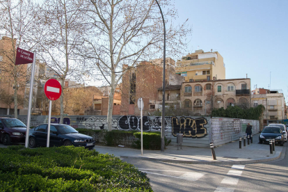 Una imatge del carrer de la Riba, que està a Horts de Miró.