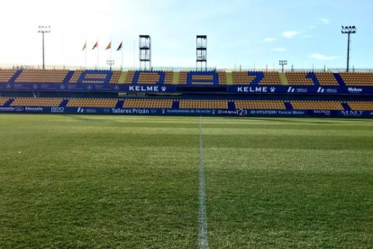 El Estadio de Santo Domingo, antes de empezar el partido.
